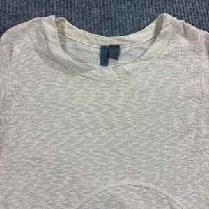 Left of Center Anthropologie Top Womens XS Cream Long Sleeve Babydoll 316814